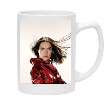 Salma Hayek 14oz White Statesman Mug