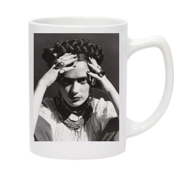 Salma Hayek 14oz White Statesman Mug