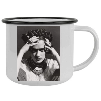 Salma Hayek Camping Mug