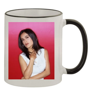 Salma Hayek 11oz Colored Rim & Handle Mug