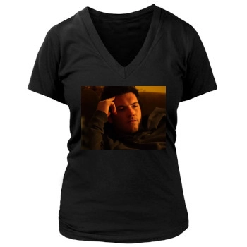 Sam Worthington Women's Deep V-Neck TShirt