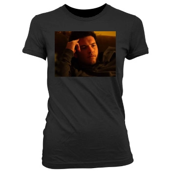 Sam Worthington Women's Junior Cut Crewneck T-Shirt