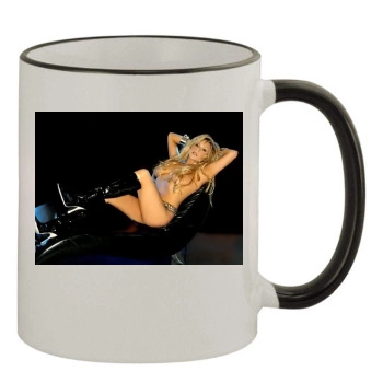 Samantha Fox 11oz Colored Rim & Handle Mug