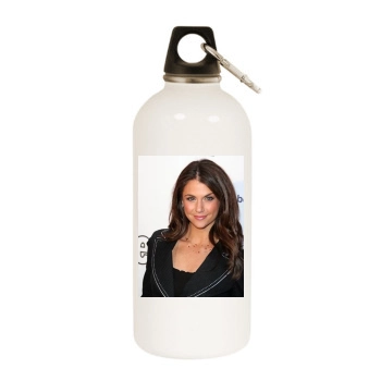 Samantha Harris White Water Bottle With Carabiner