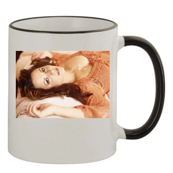 Sara Evans 11oz Colored Rim & Handle Mug