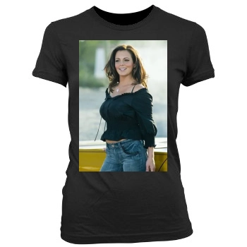 Sara Evans Women's Junior Cut Crewneck T-Shirt