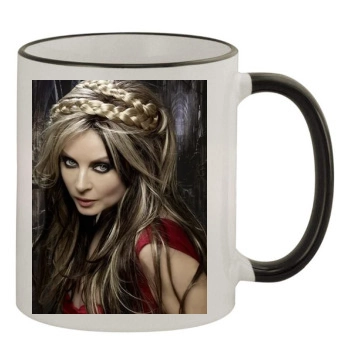 Sarah Brightman 11oz Colored Rim & Handle Mug