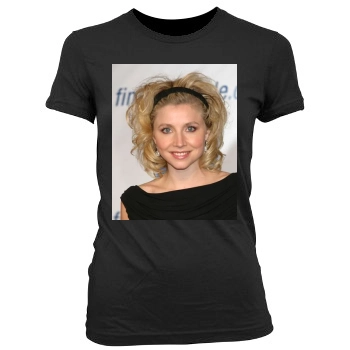 Sarah Chalke Women's Junior Cut Crewneck T-Shirt