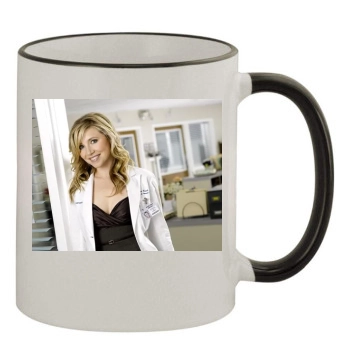 Sarah Chalke 11oz Colored Rim & Handle Mug