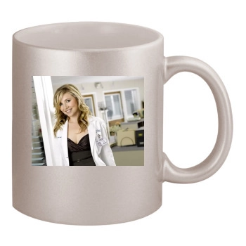 Sarah Chalke 11oz Metallic Silver Mug