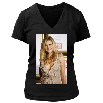 Sarah Chalke Women's Deep V-Neck TShirt