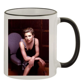 Sarah Chalke 11oz Colored Rim & Handle Mug