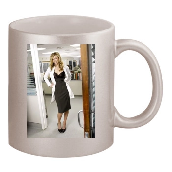 Sarah Chalke 11oz Metallic Silver Mug