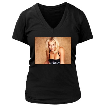 Sarah Connor Women's Deep V-Neck TShirt