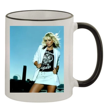 Sarah Harding 11oz Colored Rim & Handle Mug