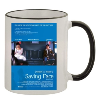 Saving Face (2004) 11oz Colored Rim & Handle Mug