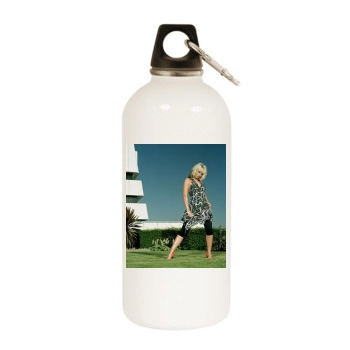 Sarah Harding White Water Bottle With Carabiner