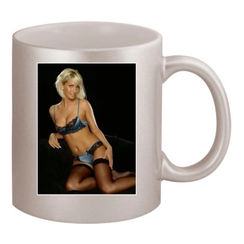 Sarah Harding 11oz Metallic Silver Mug