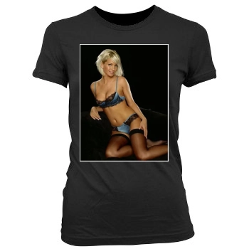 Sarah Harding Women's Junior Cut Crewneck T-Shirt