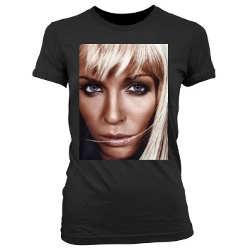 Sarah Harding Women's Junior Cut Crewneck T-Shirt