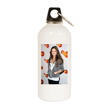 Sarah Hyland White Water Bottle With Carabiner