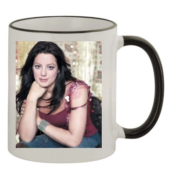 Sarah McLachlan 11oz Colored Rim & Handle Mug