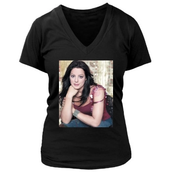 Sarah McLachlan Women's Deep V-Neck TShirt