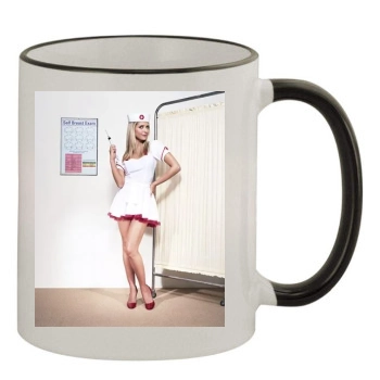 Sarah Michelle Gellar 11oz Colored Rim & Handle Mug