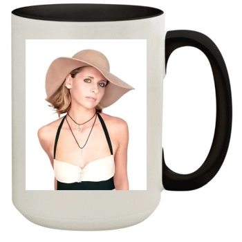 Sarah Michelle Gellar 15oz Colored Inner & Handle Mug