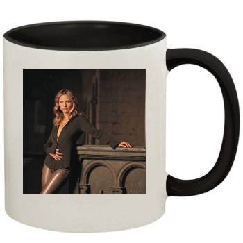 Sarah Michelle Gellar 11oz Colored Inner & Handle Mug