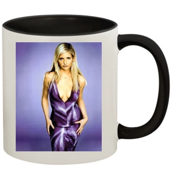 Sarah Michelle Gellar 11oz Colored Inner & Handle Mug