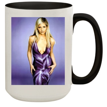 Sarah Michelle Gellar 15oz Colored Inner & Handle Mug