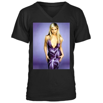 Sarah Michelle Gellar Men's V-Neck T-Shirt