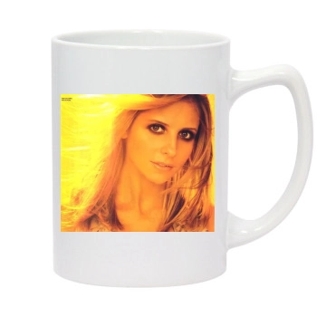 Sarah Michelle Gellar 14oz White Statesman Mug