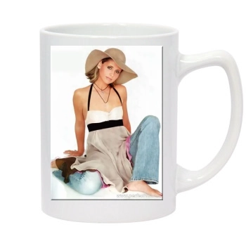 Sarah Michelle Gellar 14oz White Statesman Mug