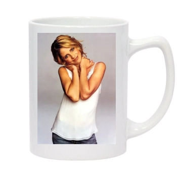 Sarah Michelle Gellar 14oz White Statesman Mug