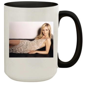 Sarah Michelle Gellar 15oz Colored Inner & Handle Mug