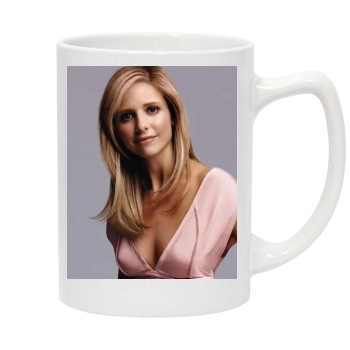 Sarah Michelle Gellar 14oz White Statesman Mug