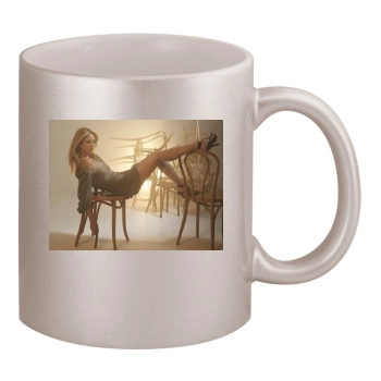 Sarah Michelle Gellar 11oz Metallic Silver Mug