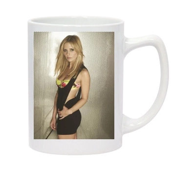 Sarah Michelle Gellar 14oz White Statesman Mug