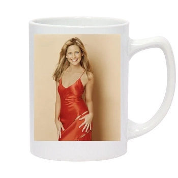 Sarah Michelle Gellar 14oz White Statesman Mug