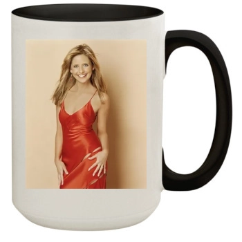 Sarah Michelle Gellar 15oz Colored Inner & Handle Mug