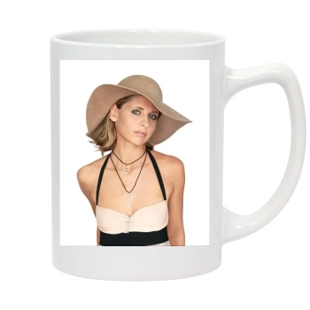 Sarah Michelle Gellar 14oz White Statesman Mug