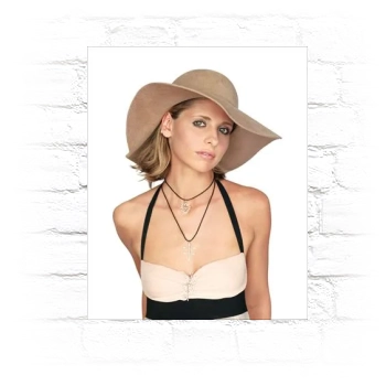 Sarah Michelle Gellar Metal Wall Art