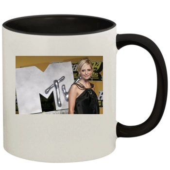 Sarah Michelle Gellar 11oz Colored Inner & Handle Mug