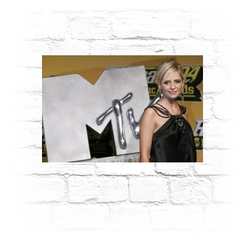 Sarah Michelle Gellar Metal Wall Art