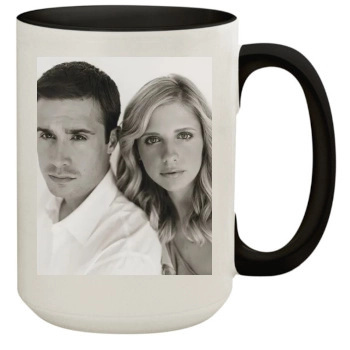 Sarah Michelle Gellar 15oz Colored Inner & Handle Mug