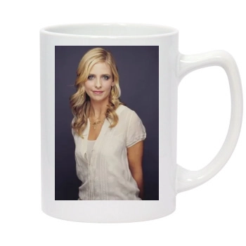 Sarah Michelle Gellar 14oz White Statesman Mug