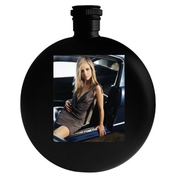 Sarah Michelle Gellar Round Flask