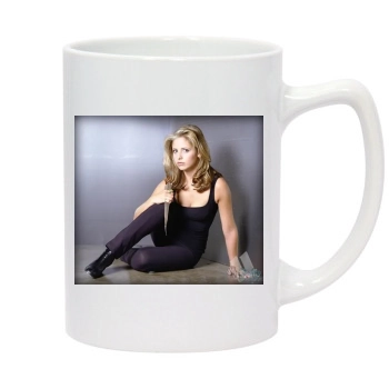 Sarah Michelle Gellar 14oz White Statesman Mug